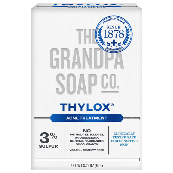 Body Lotions & Soap The Grandpa Soap Company Thylox Acne Treatment Soap hero