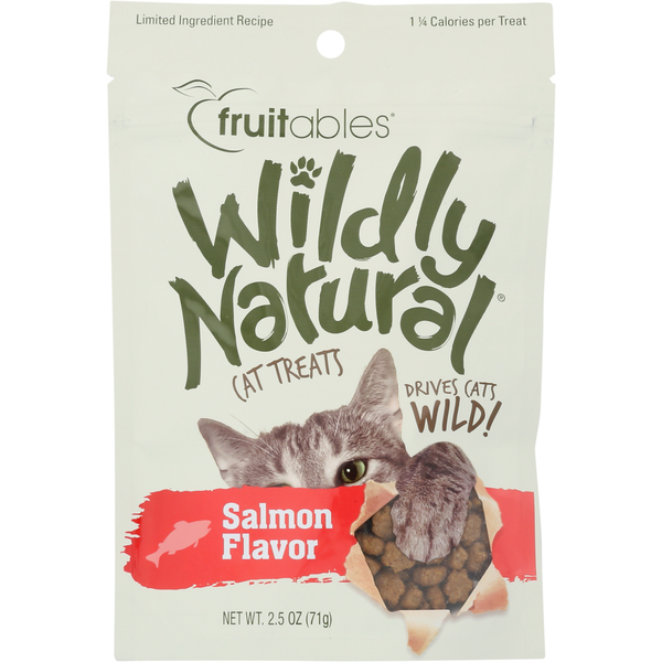 Fruitables Cat Treats Wildly Natural Salmon hero