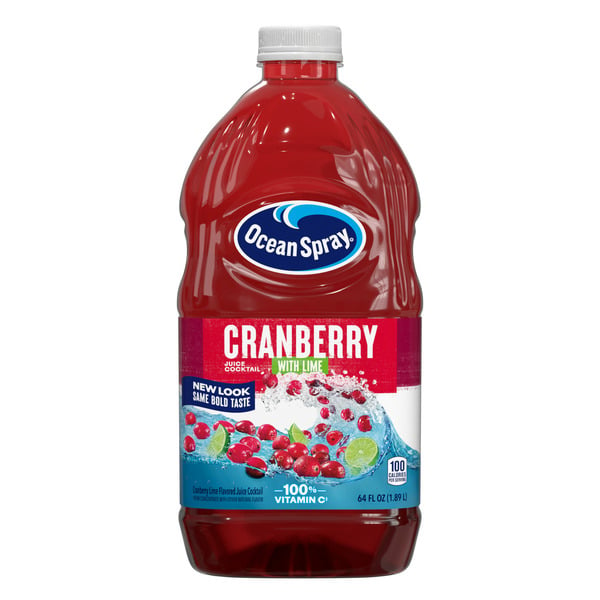 Juice & Nectars Ocean Spray Cranberry Juice Cocktail with Lime hero