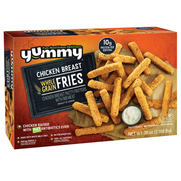 Frozen Chicken & Meat Yummy Whole Grain Chicken Fries hero