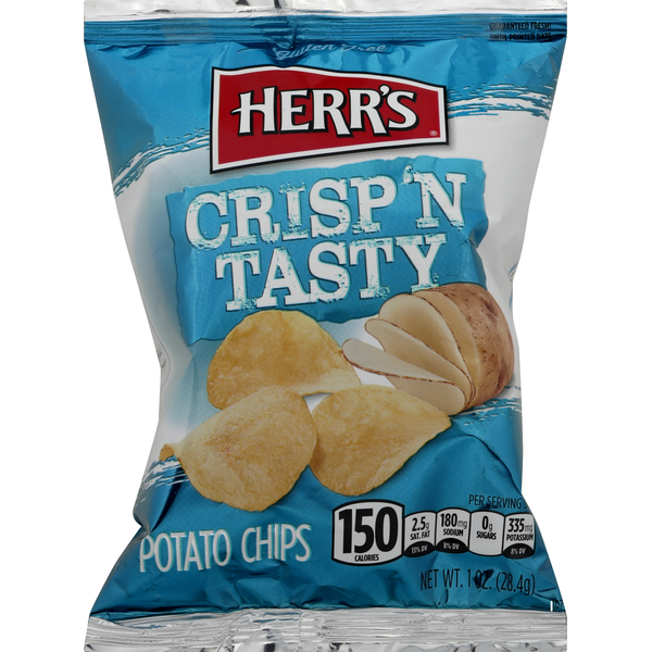 Chips & Pretzels Herr's Potato Chips, Crisp'n Tasty hero