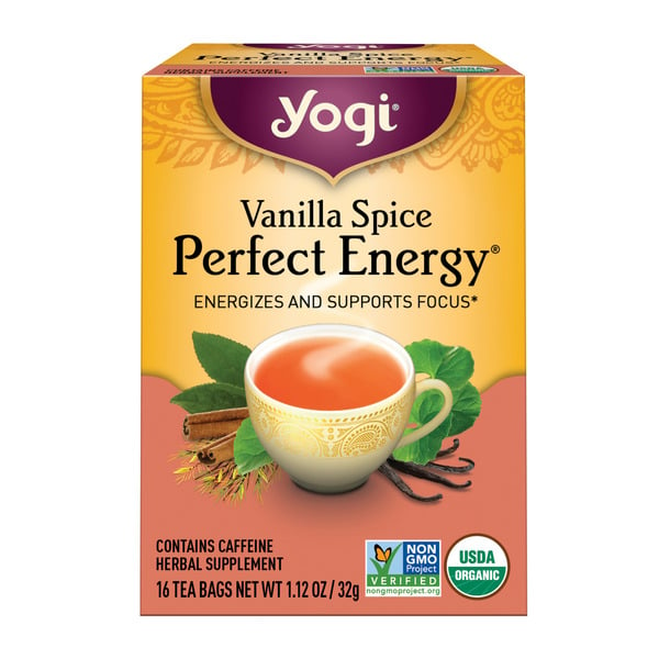 Tea Yogi Tea Black Tea, Vanilla Spice Perfect Energy, Contains Caffeine hero