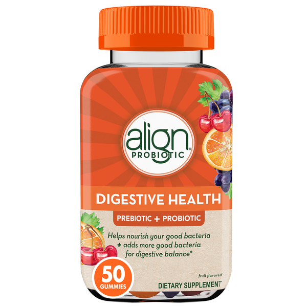 Digestion Align Digestive Health Prebiotic + Probiotic, Gummies hero