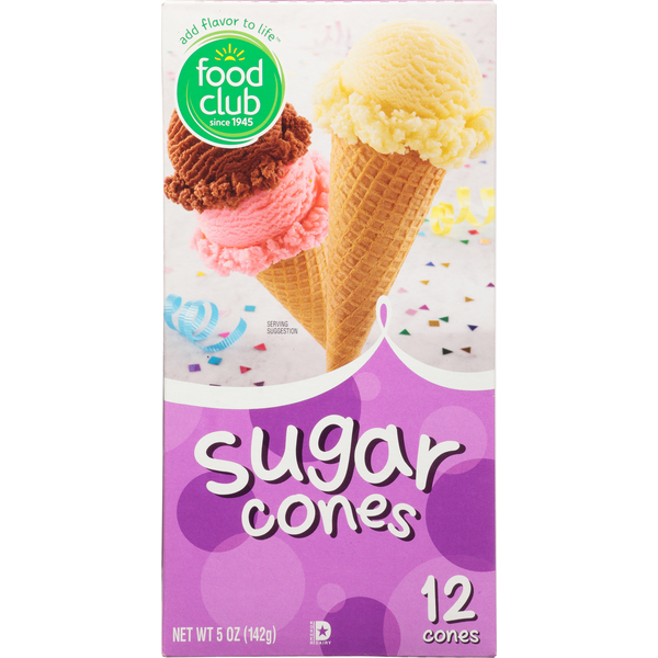 Ice Cream Toppings Food Club Sugar Cones hero