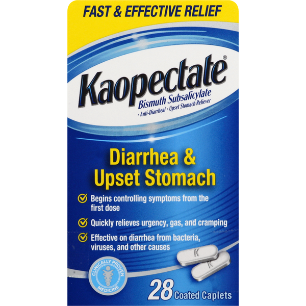 Kaopectate Diarrhea & Upset Stomach, Fast & Effective Relief, Caplets hero