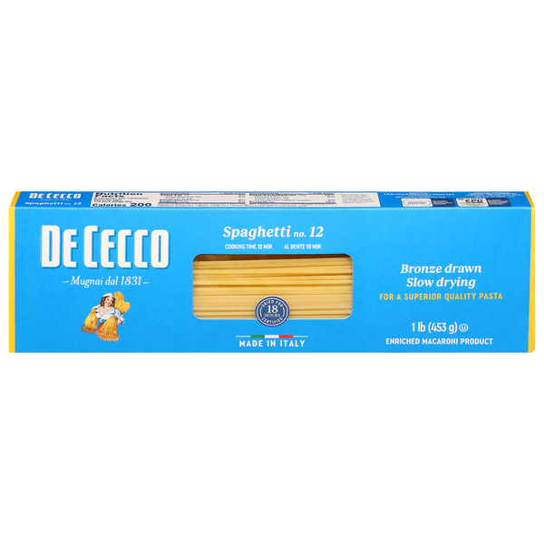 Dry Pasta De Cecco Spaghetti, No. 12 hero