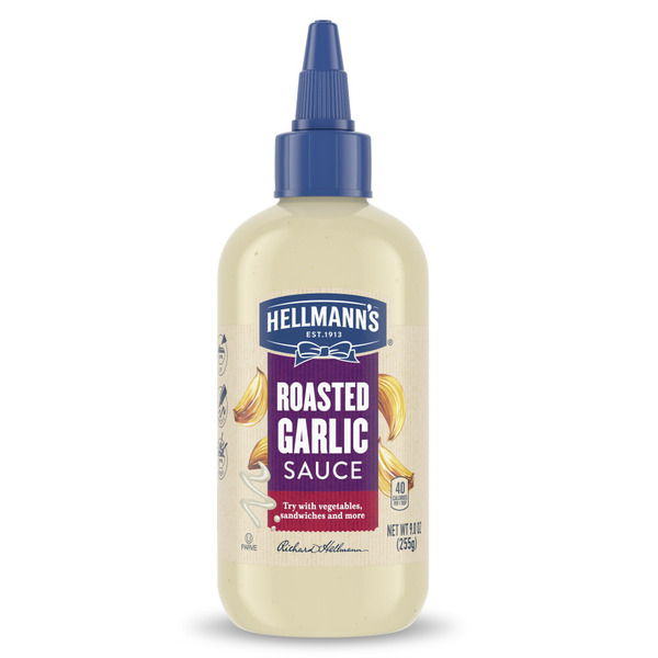 Fresh Herbs Hellmann's Sauce Roasted Garlic hero