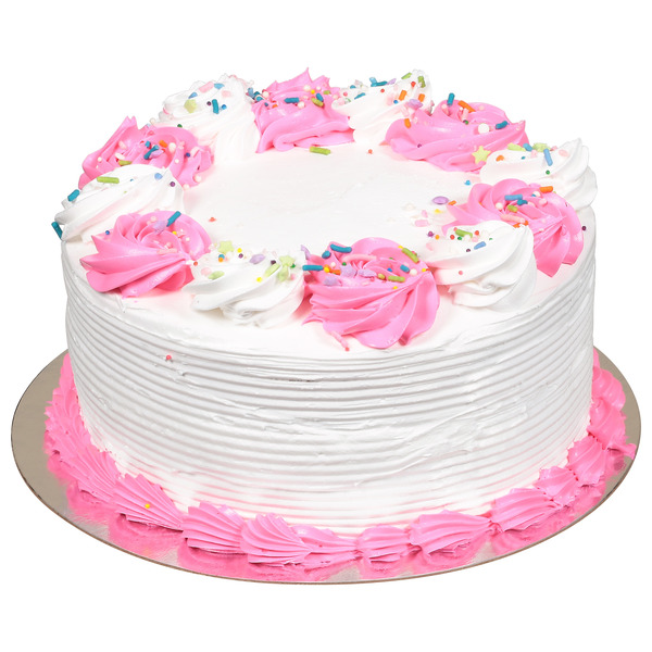 Bakery Cakes & Cupcakes Food Lion 8" Double Layer Yellow Cake with Vanilla Whipped Icing hero