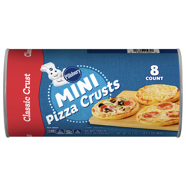 Refrigerated Pudding & Desserts Pillsbury Pizza Crusts, Classic, Mini hero