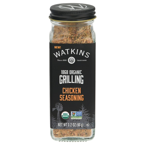 Spices & Seasonings Watkins Chicken Seasoning, Organic, Grilling hero