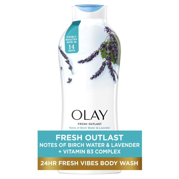 Body Lotions & Soap Olay Fresh Outlast Body Wash, Birch Water & Lavender hero