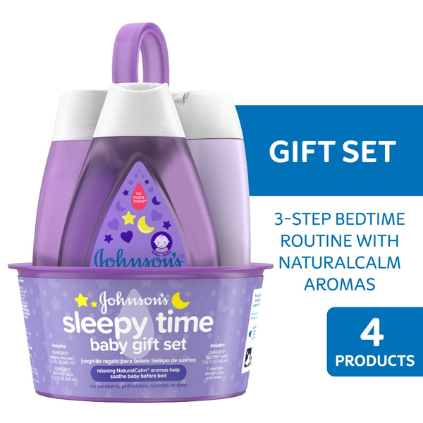 Baby Bath & Body Care Johnson's Sleepy Time Relaxing Baby Bedtime Gift Set hero