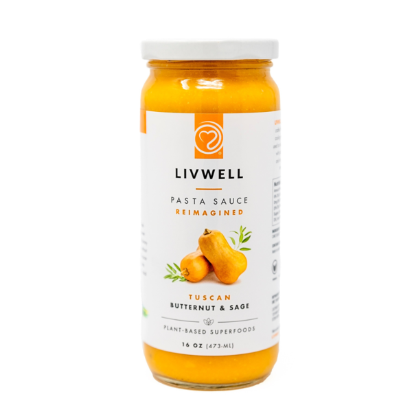 Pasta Sauce LIVWELL Foods Tuscan Butternut and Sage Pasta Sauce ( Dairy Free , Gluten Free) hero