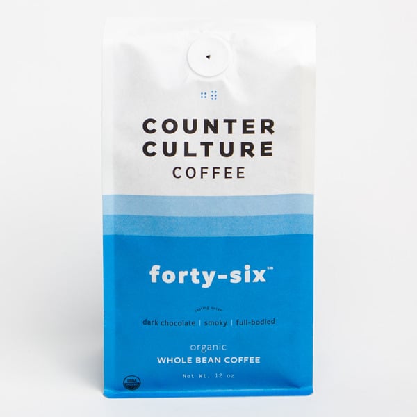 Coffee Counter Culture Forty-Six, Dark-Roast, Organic, Whole-Bean Coffee hero