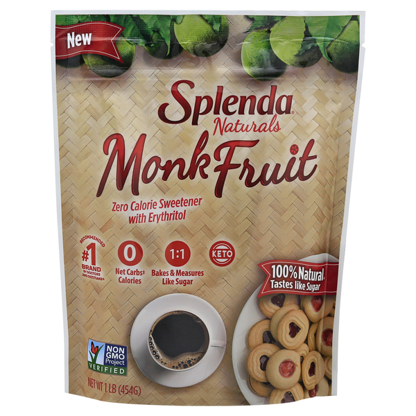 Bulk Sugar & Sweeteners Splenda Sweetener, Zero Calorie, Monk Fruit hero