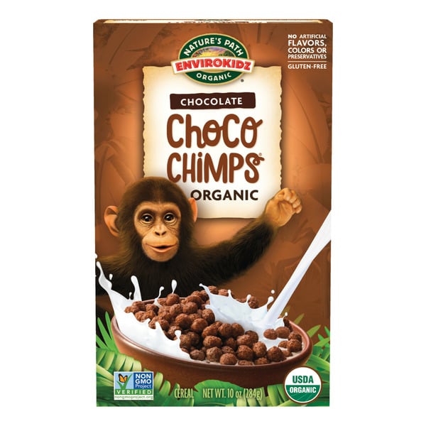 Cereal Nature's Path EnviroKidz Choco Chimps Cereal hero