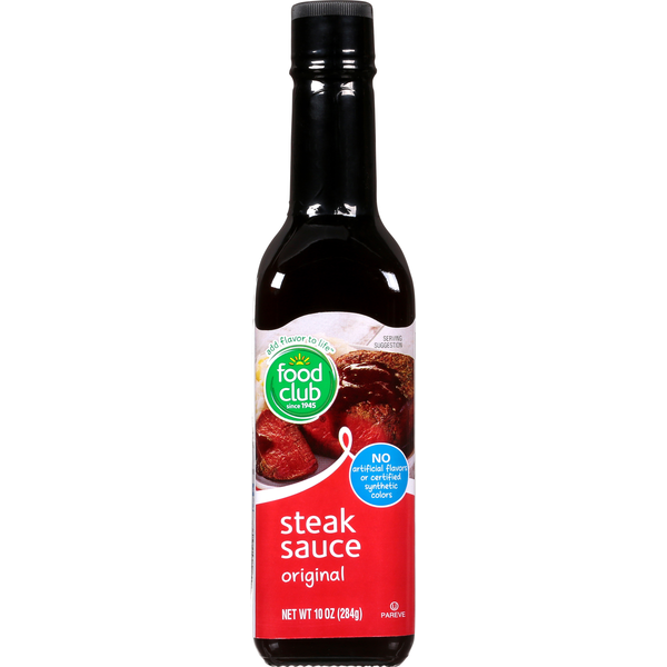 Condiments Food Club Steak Sauce, Original hero