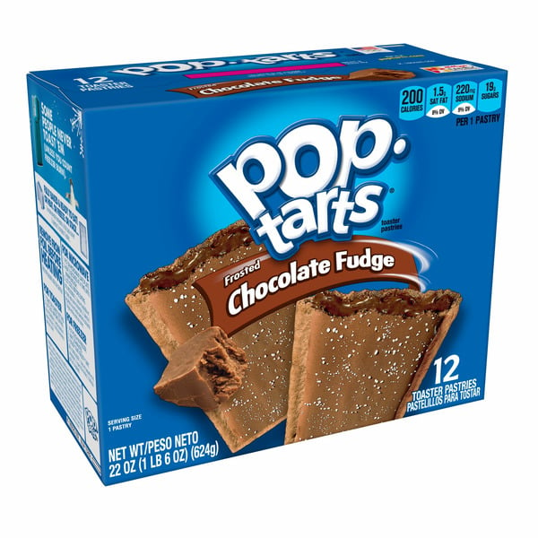 Breakfast Bars & Pastries Pop-Tarts Toaster Pastries, Breakfast Foods, Frosted Chocolate Fudge hero