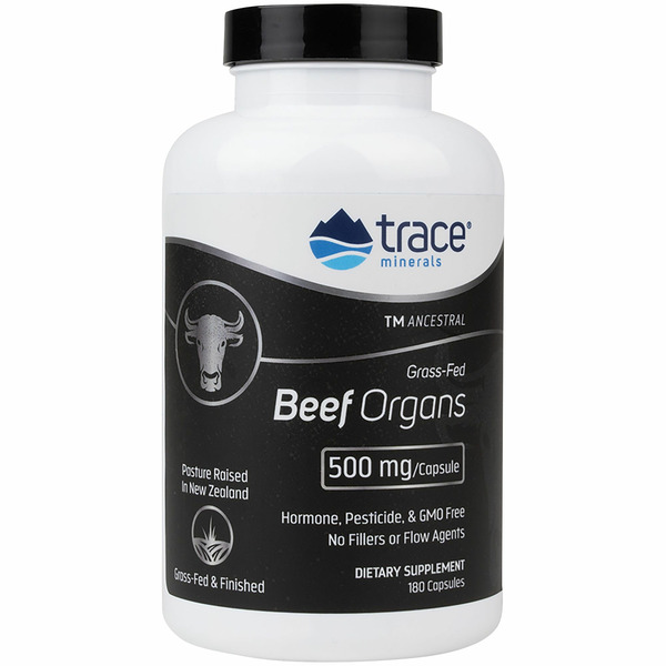 Trace Minerals Tmancestral Beef Organs 500 Mg/capsule Dietary Supplement Capsules hero