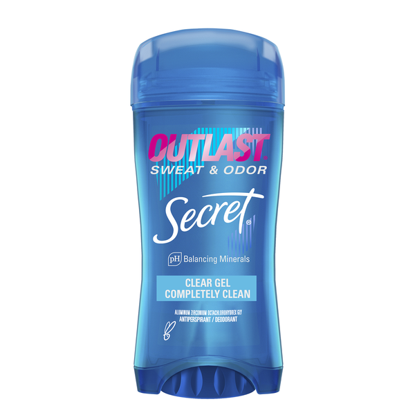 Deodorants Secret Outlast Clear Gel Antiperspirant Deodorant for Women, Completely Clean hero