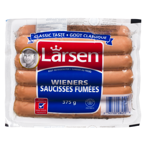 Hot Dogs, Bacon & Sausage Larsen Classic Wieners hero