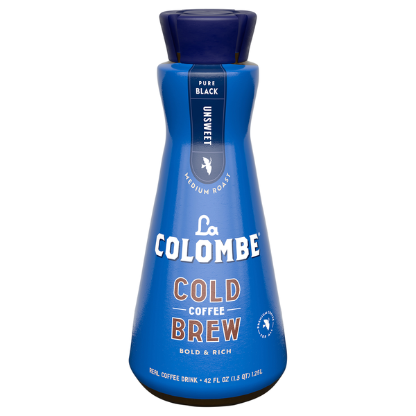 La Colombe Coffee Drink, Pure Black, Unsweet, Medium Roast, Cold Brew hero