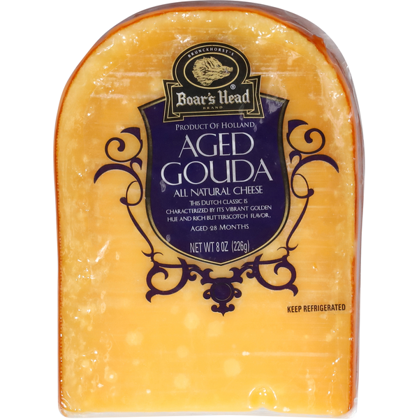 Specialty Cheeses Boar's Head Aged Gouda Cheese hero