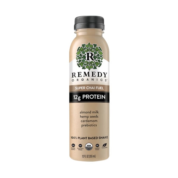 Refrigerated Deli Remedy Organics Super Chai Fuel Plant-Based Protein Shake, Ready-to-Drink hero