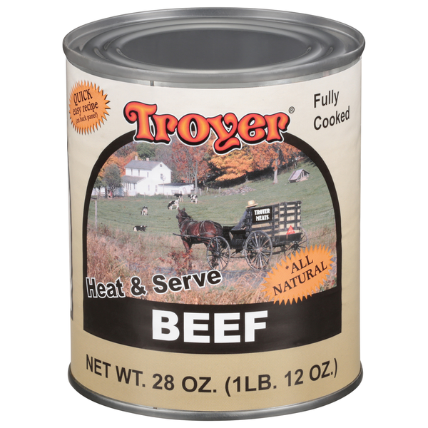 Canned Meat & Seafood Troyer Beef hero