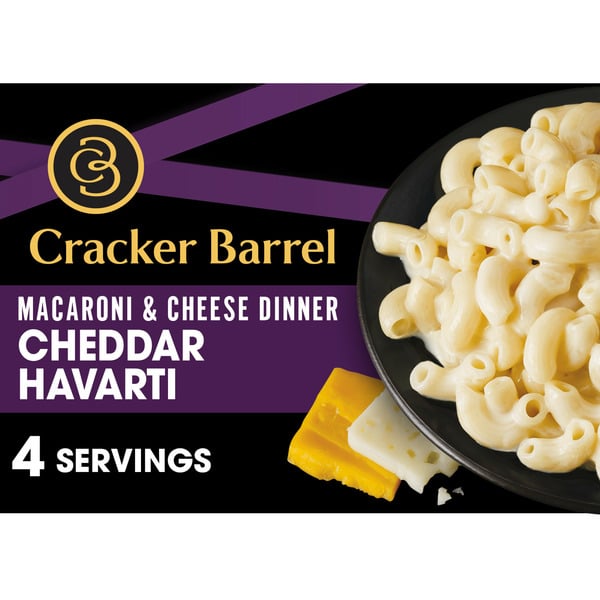 Instant Foods Cracker Barrel Cheddar Havarti Mac & Cheese Dinner hero