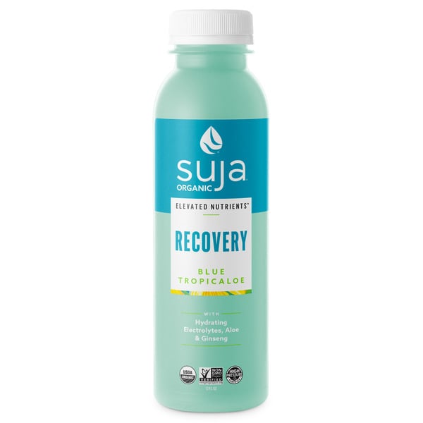 Energy & Sports Drinks Suja Organic Blue TropicALOE RECOVERY Cold Pressed Juice hero