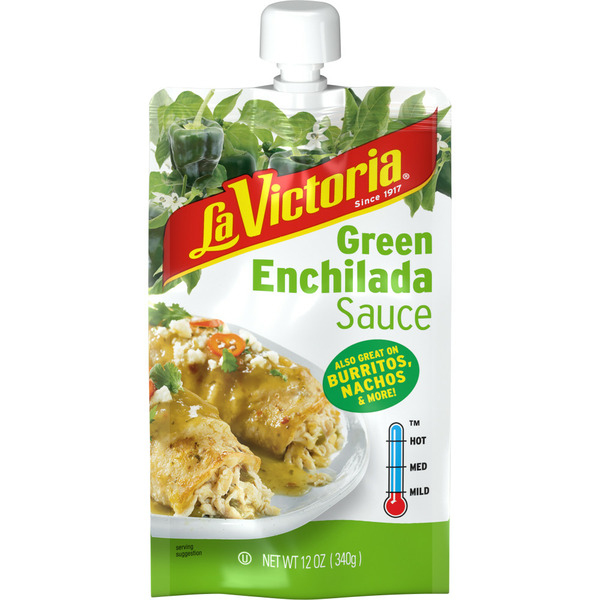 Condiments La Victoria Green Enchilada Sauce Mild - Pouch hero