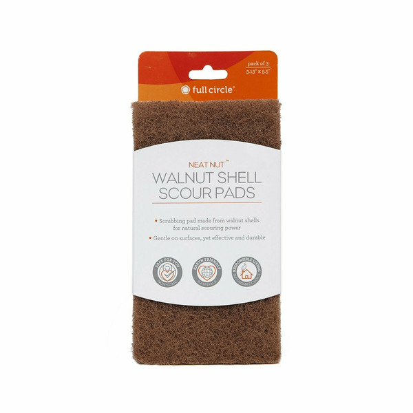 Cleaning Products Full Circle Neat Nut, Walnut, Scour Pads hero