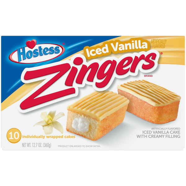 Cookies & Cakes Hostess Iced Vanilla ZINGERS hero