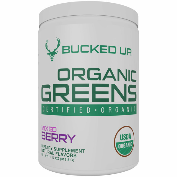 Bucked Up Organic Greens Berry Immune Support Supplement hero