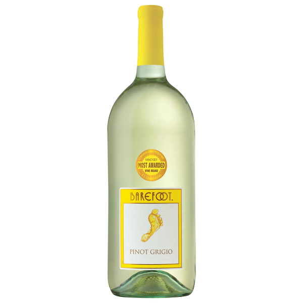 Everyday, Value, and Specialty Barefoot Pinot Grigio, American hero