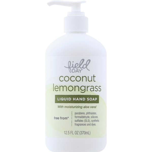 Hand Care FIELD DAY Hand Soap, Coconut Lemongrass, Liquid hero