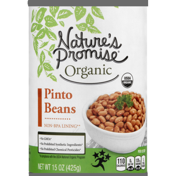 Canned Meals & Beans Nature's Promise Organic Pinto Beans hero