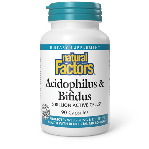 Dietary Supplements Natural Factors Acidophilus & Bifidus hero