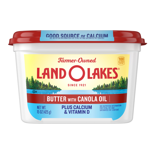 Butter Land O Lakes Butter with Canola Oil Plus Calcium & Vitamin D hero