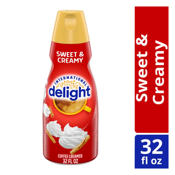 Cream International Delight Sweet & Creamy Coffee Creamer hero