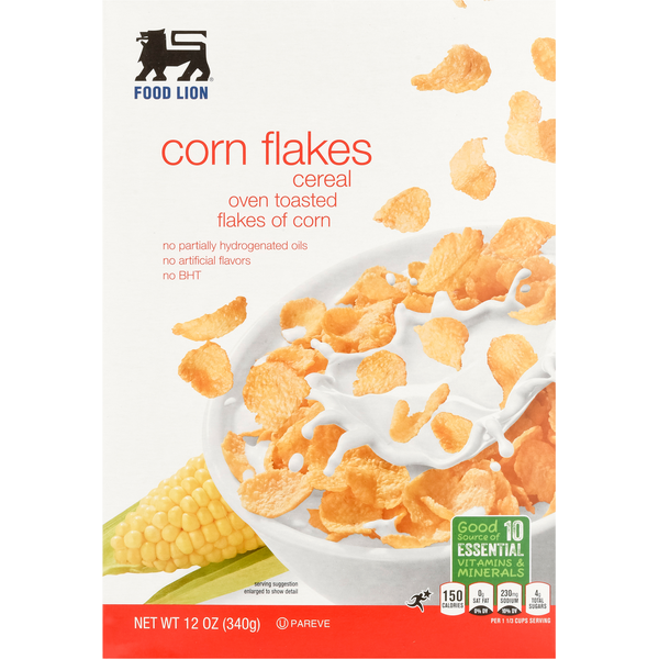 Cereal Food Lion Corn Flakes Cereal hero