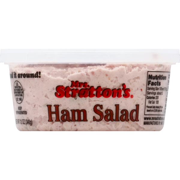 Prepared Soups & Salads Mrs. Stratton's Ham Salad hero