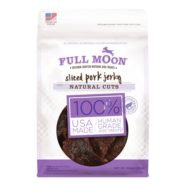 Dog Food Full Moon Natural Cut Pork Jerky hero