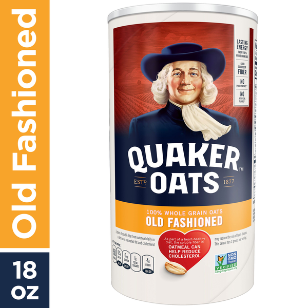 Hot Cereal & Pancake Mixes Quaker Oats, 100% Whole Grain, Old Fashioned hero