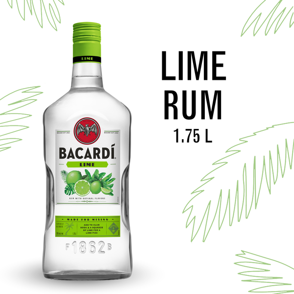 Rum Bacardí® Lime Rum, Gluten Free hero