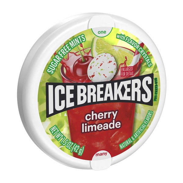 Mint & Gum Ice Breakers Cherry Limeade Sugar Free Mints hero