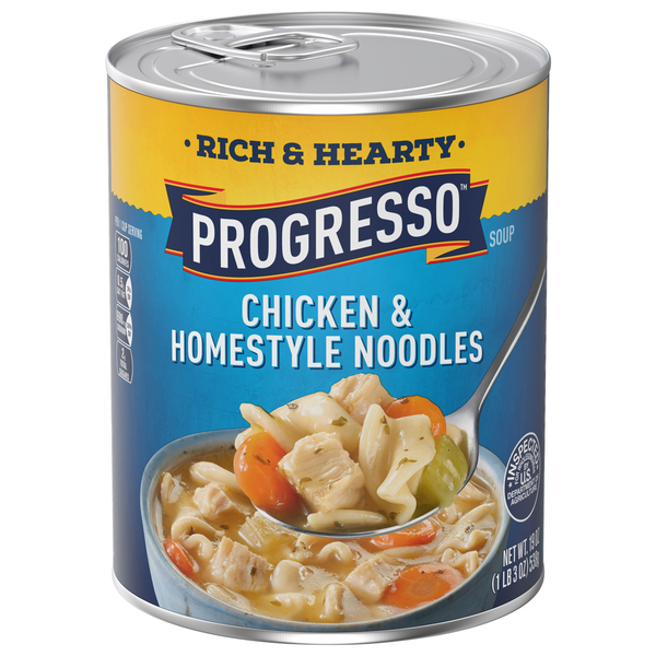 Soup, Broth & Bouillon Progresso Soup, Chicken & Homestyle Noodles hero