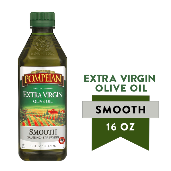 Oils & Vinegars Pompeian Smooth Extra Virgin Olive Oil hero