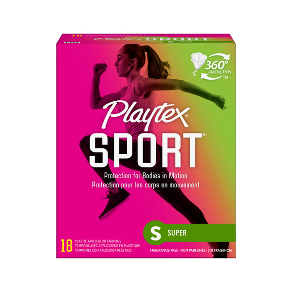 Feminine Care Playtex Tampons Unscented Super Absorbency - 18 Count hero